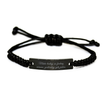 Load image into Gallery viewer, Affirmation Bracelets for Women Make today so fucking awesome yesterday gets jealous Bracelet Positive Inspirational Christmas Gift for Her Stainless Steel – front view
