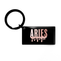 Load image into Gallery viewer, Aries Drip Keychain – front view
