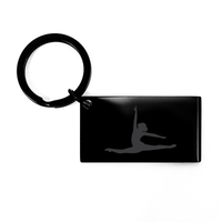 Load image into Gallery viewer, Ballerina Keychain – front view
