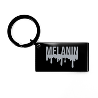 Load image into Gallery viewer, Melanin Drippin Keychain – front view
