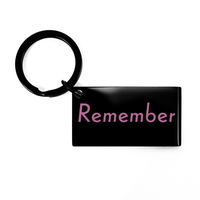 Load image into Gallery viewer, Remember Why You Started Mantra Keychain – front view
