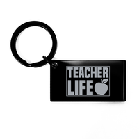 Load image into Gallery viewer, Teacher Life Keychain – front view
