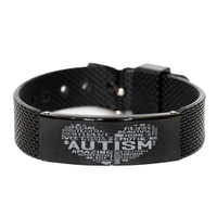 Load image into Gallery viewer, Autism Heart Bracelet, Autism Awareness Month – front view

