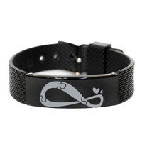 Load image into Gallery viewer, Autism Infiniti Puzzle Bracelet, Autism Awareness Month – front view
