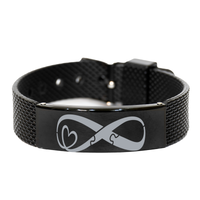 Load image into Gallery viewer, Autism Puzzle Infiniti Bracelet, Autism Awareness – front view
