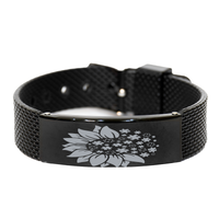 Load image into Gallery viewer, Autism Sunflower Bracelet, Autism Awareness – front view
