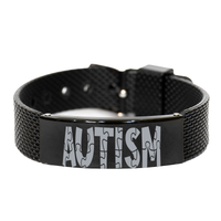 Load image into Gallery viewer, Autism Bracelet for Him, Autism Son Gift, Autism Dad Bracelet, Autism Awareness – front view
