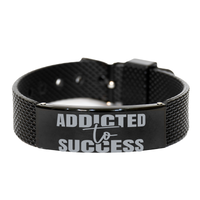 Load image into Gallery viewer, Addicted To Success Bracelet Mantra – front view
