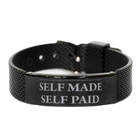 Load image into Gallery viewer, Self Made Self Paid Bracelet Entrepreneur Bracelet – front view
