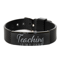 Load image into Gallery viewer, Teaching Is My Jam Bracelet – front view

