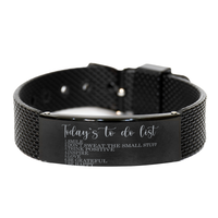 Load image into Gallery viewer, Today's To Do List Bracelet – front view

