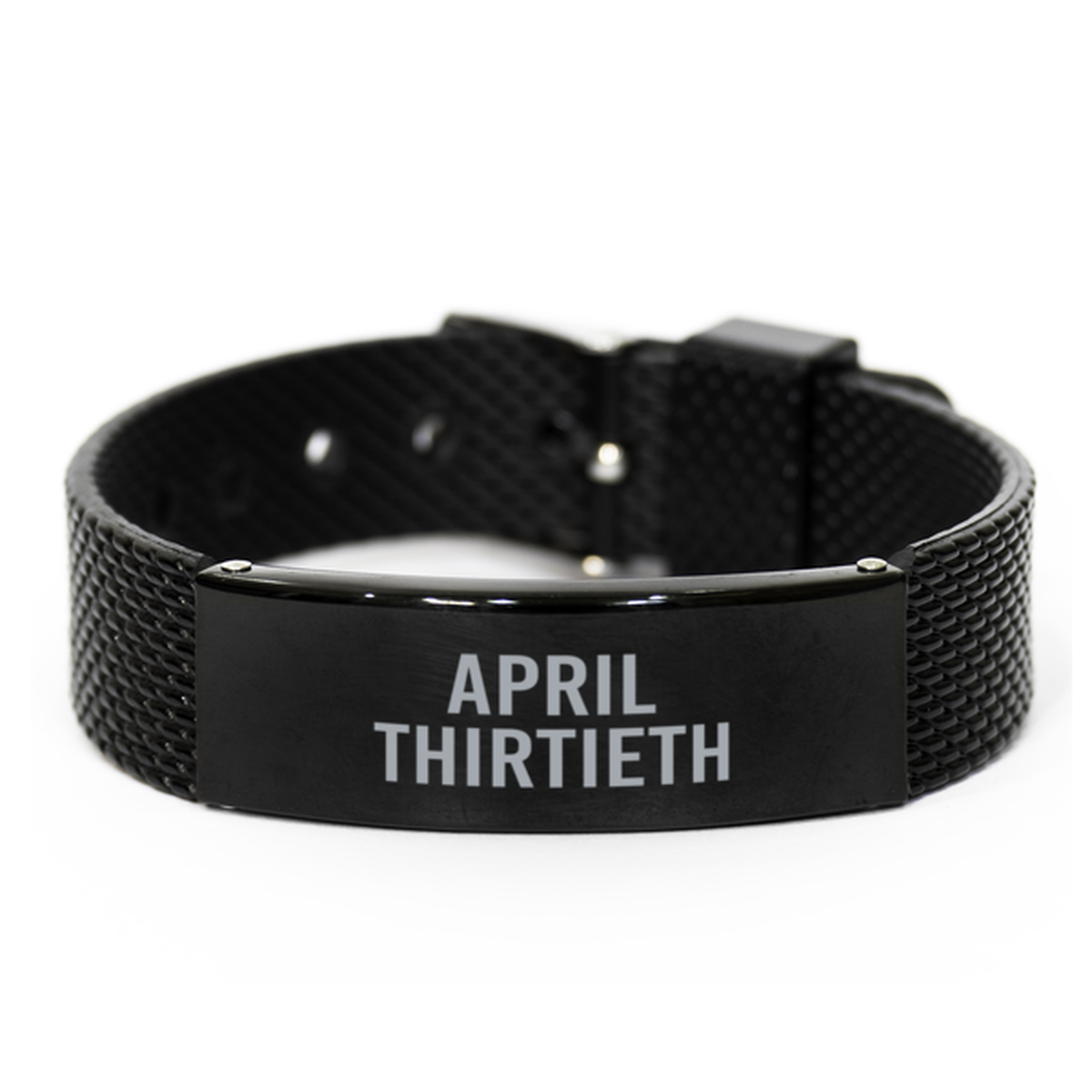 April Thirtieth Bracelet Birthday Birth Date Wedding Anniversary Date for Men Women Him Her April 30 Jewelry