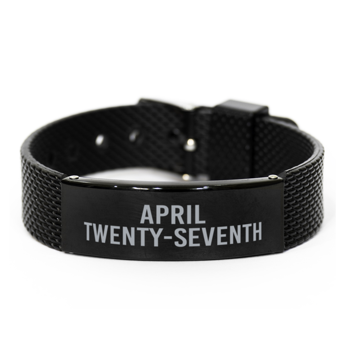 April Twenty Seventh Bracelet Birthday Birth Date Wedding Anniversary Date for Men Women Him Her April 27 Jewelry