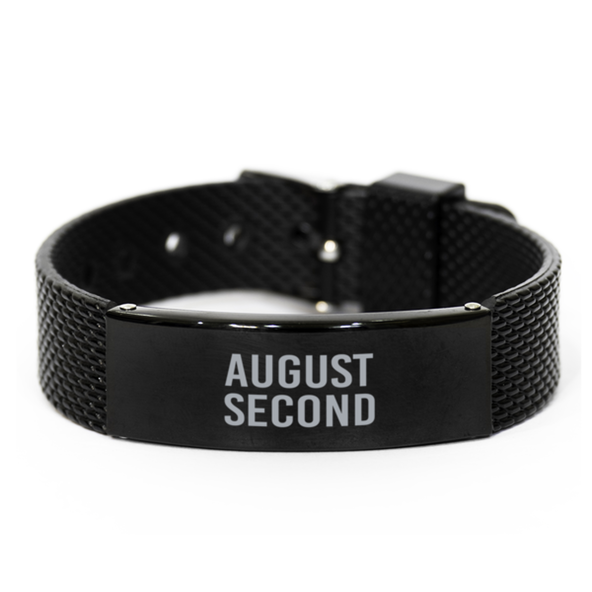 August Second Bracelet Birthday Birth Date Wedding Anniversary Date for Men Women Him Her August 2 Jewelry