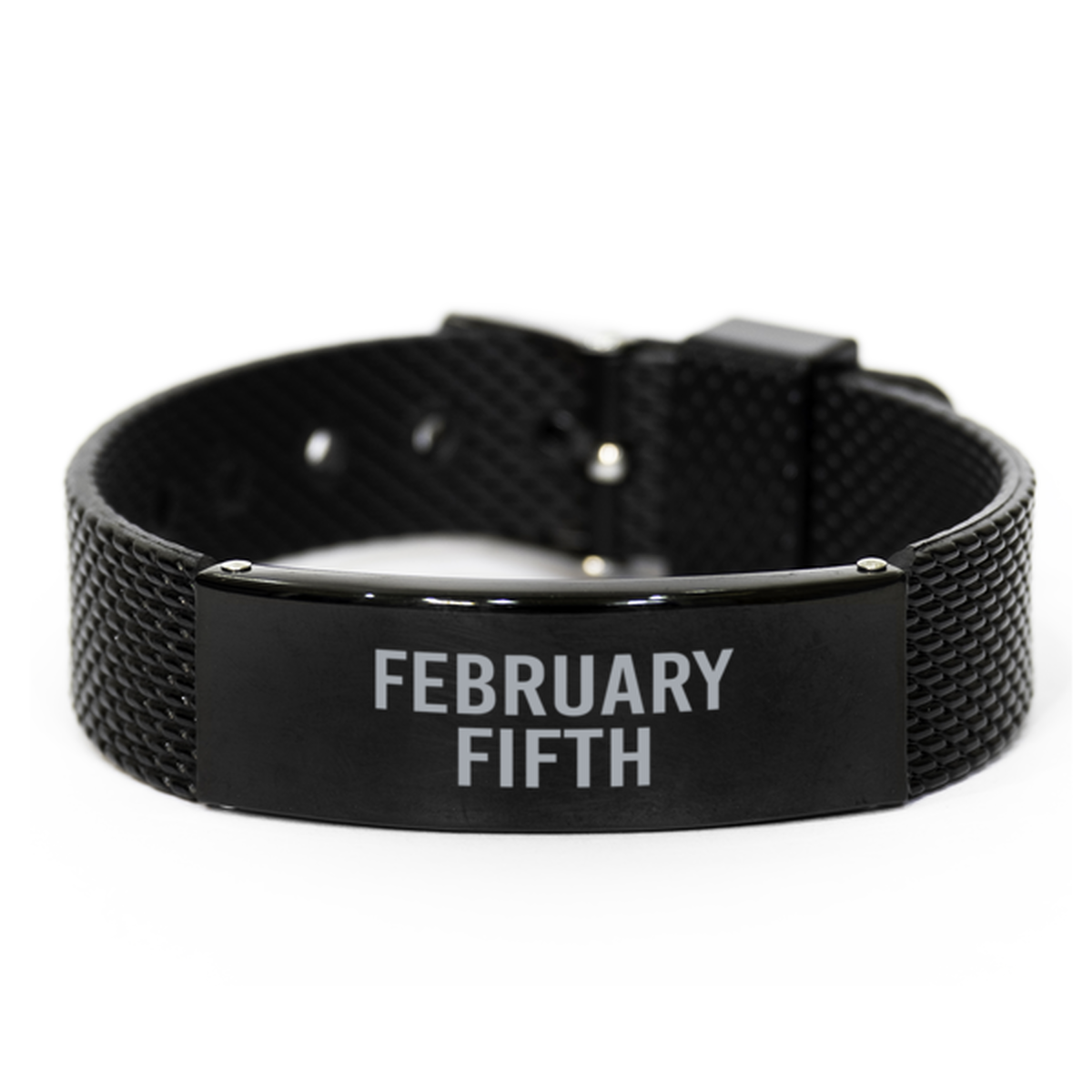 February Fifth Bracelet Birthday Birth Date Wedding Anniversary Date for Men Women Him Her February 5 Jewelry