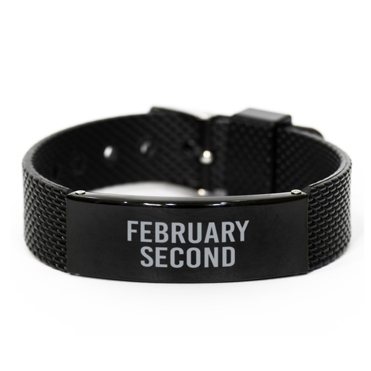 February Second Bracelet Birthday Birth Date Wedding Anniversary Date for Men Women Him Her February 2 Jewelry