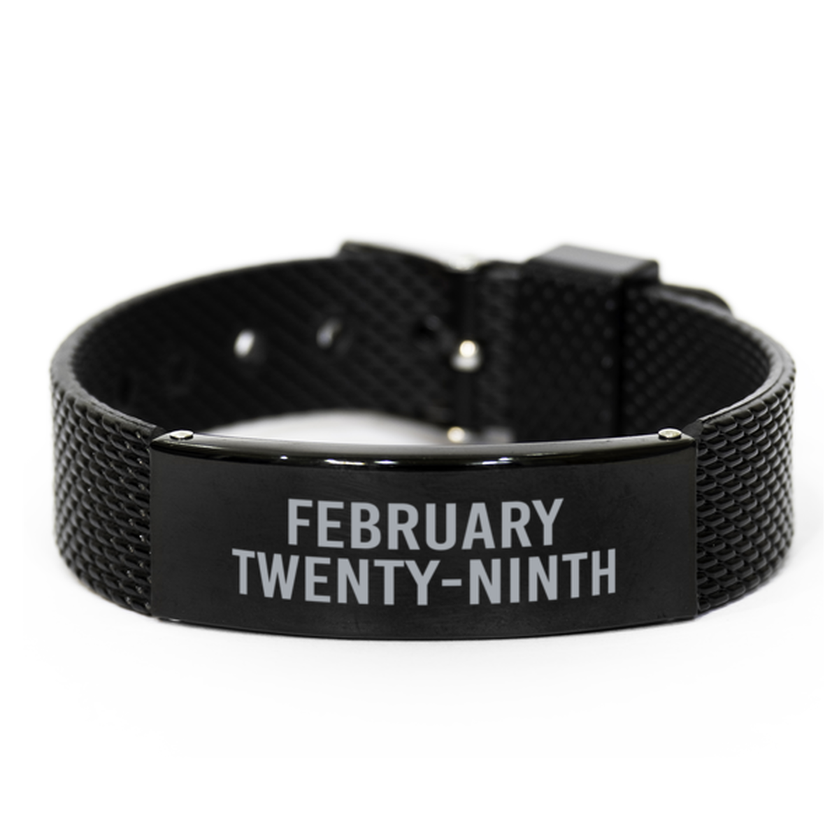February Twenty Ninth Bracelet Birthday Birth Date Wedding Anniversary Date for Men Women Him Her February 29 Jewelry