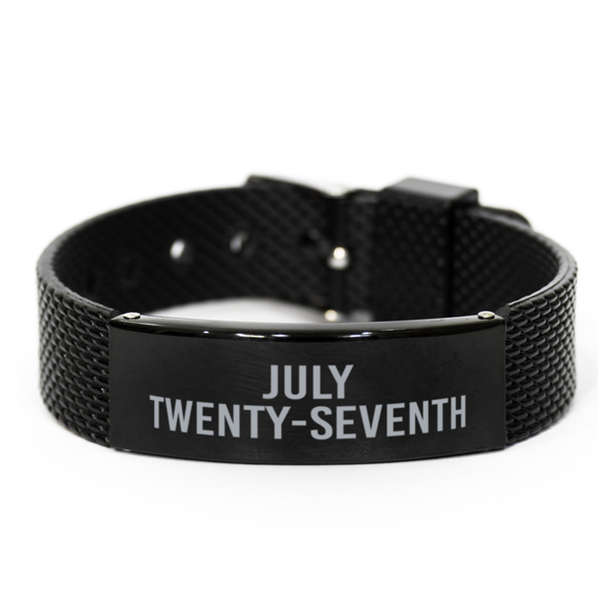 July Twenty Seventh Bracelet Birthday Birth Date Wedding Anniversary Date for Men Women Him Her July 27 Jewelry