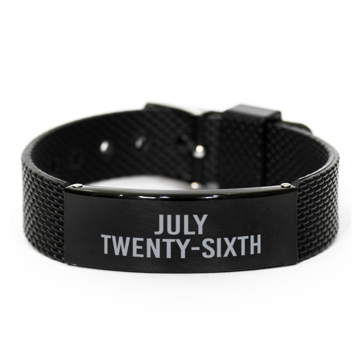 July Twenty Sixth Bracelet Birthday Birth Date Wedding Anniversary Date for Men Women Him Her July 26 Jewelry