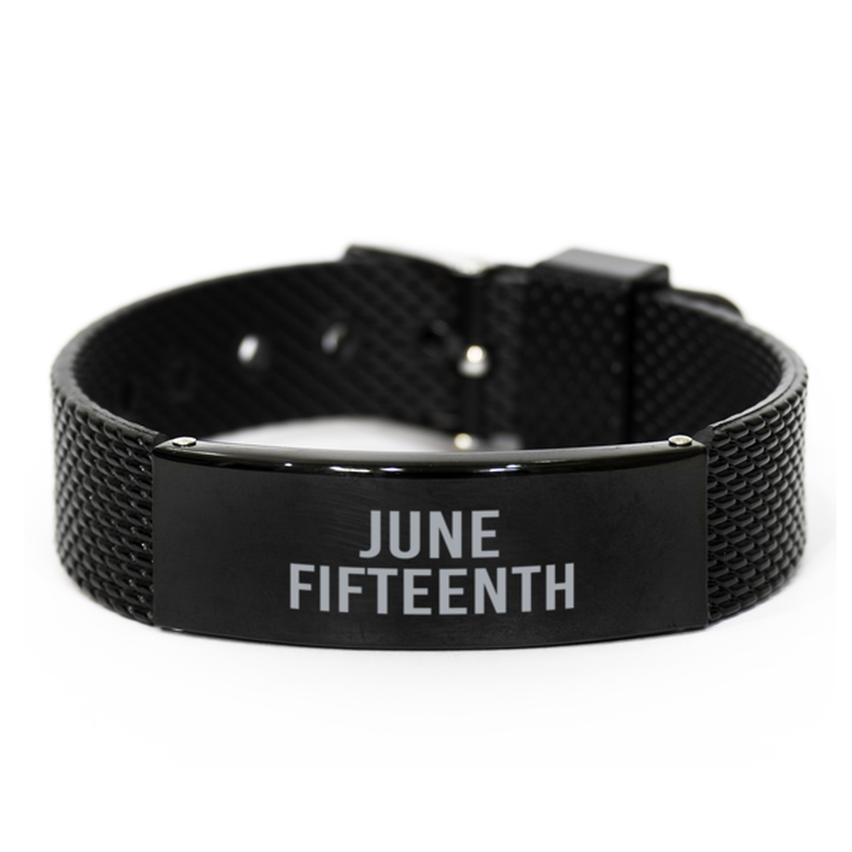 June Fifteenth Bracelet Birthday Birth Date Wedding Anniversary Date for Men Women Him Her June 15 Jewelry