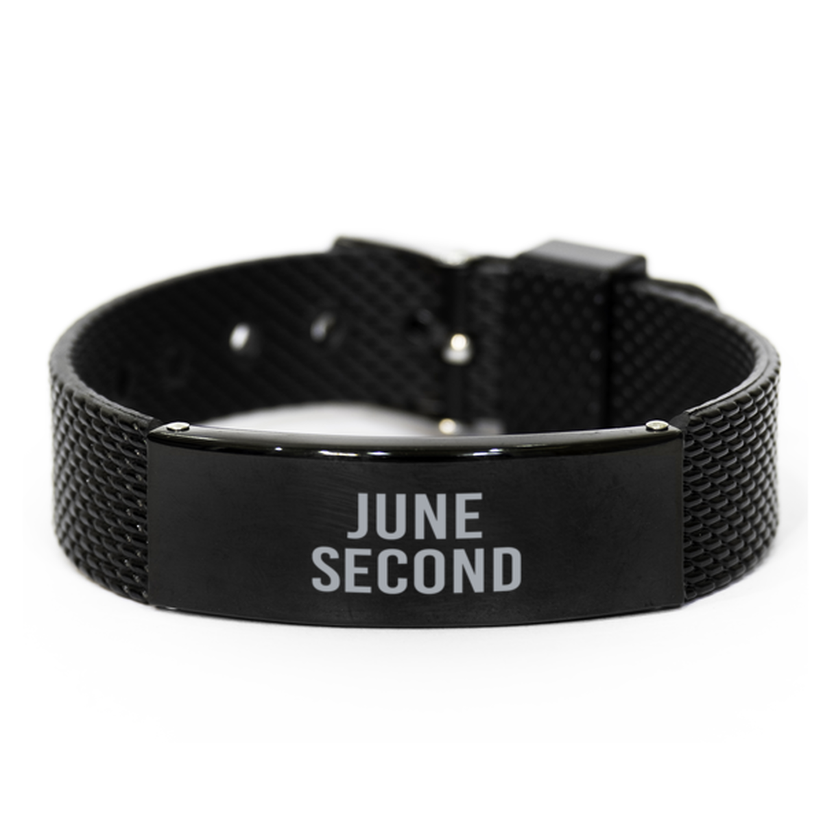 June Second Bracelet Birthday Birth Date Wedding Anniversary Date for Men Women Him Her June 2 Jewelry