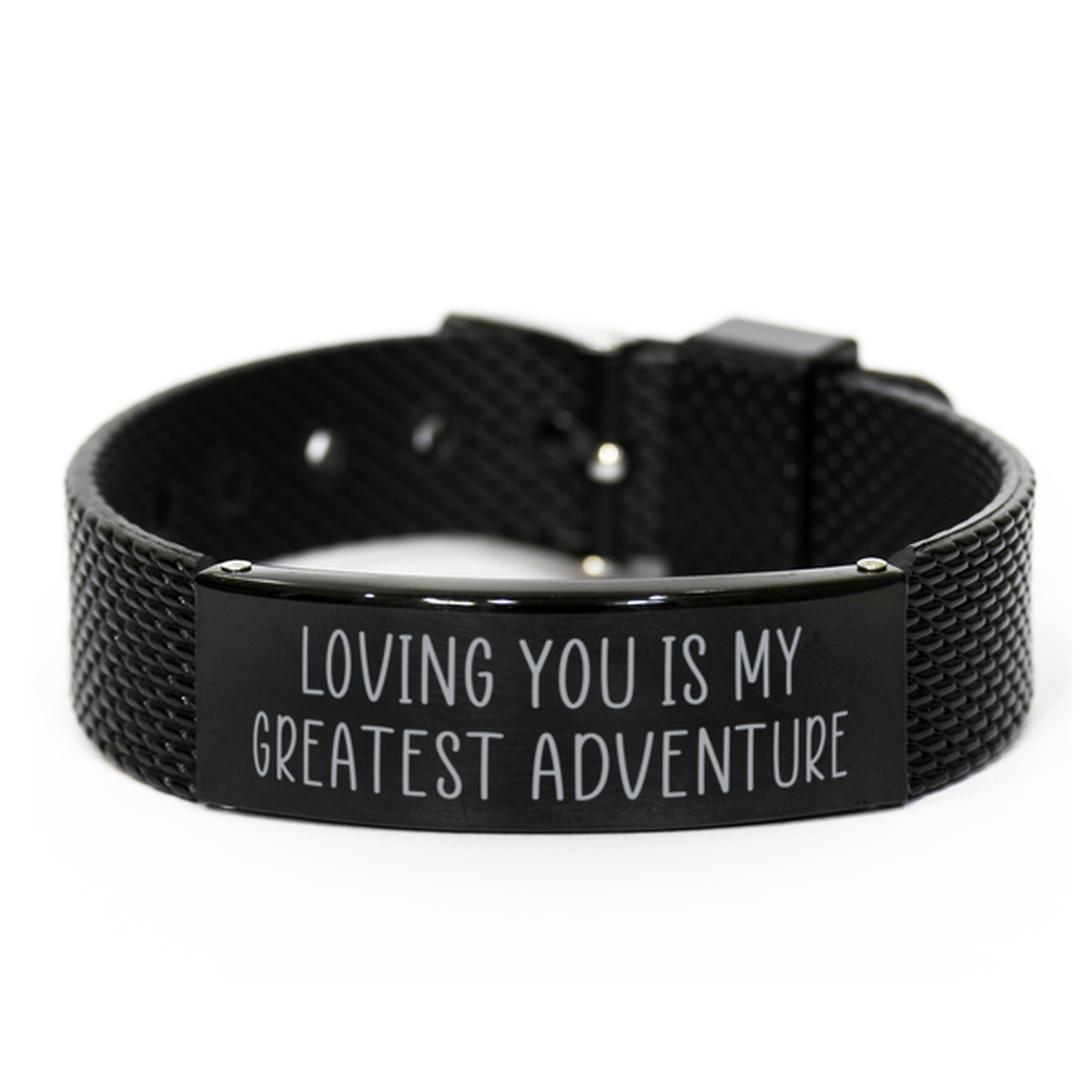 Loving You is My Greatest Adventure Bracelet for Husband on Anniversary From Wife Christmas Birthday Jewelry for Boyfriend Him