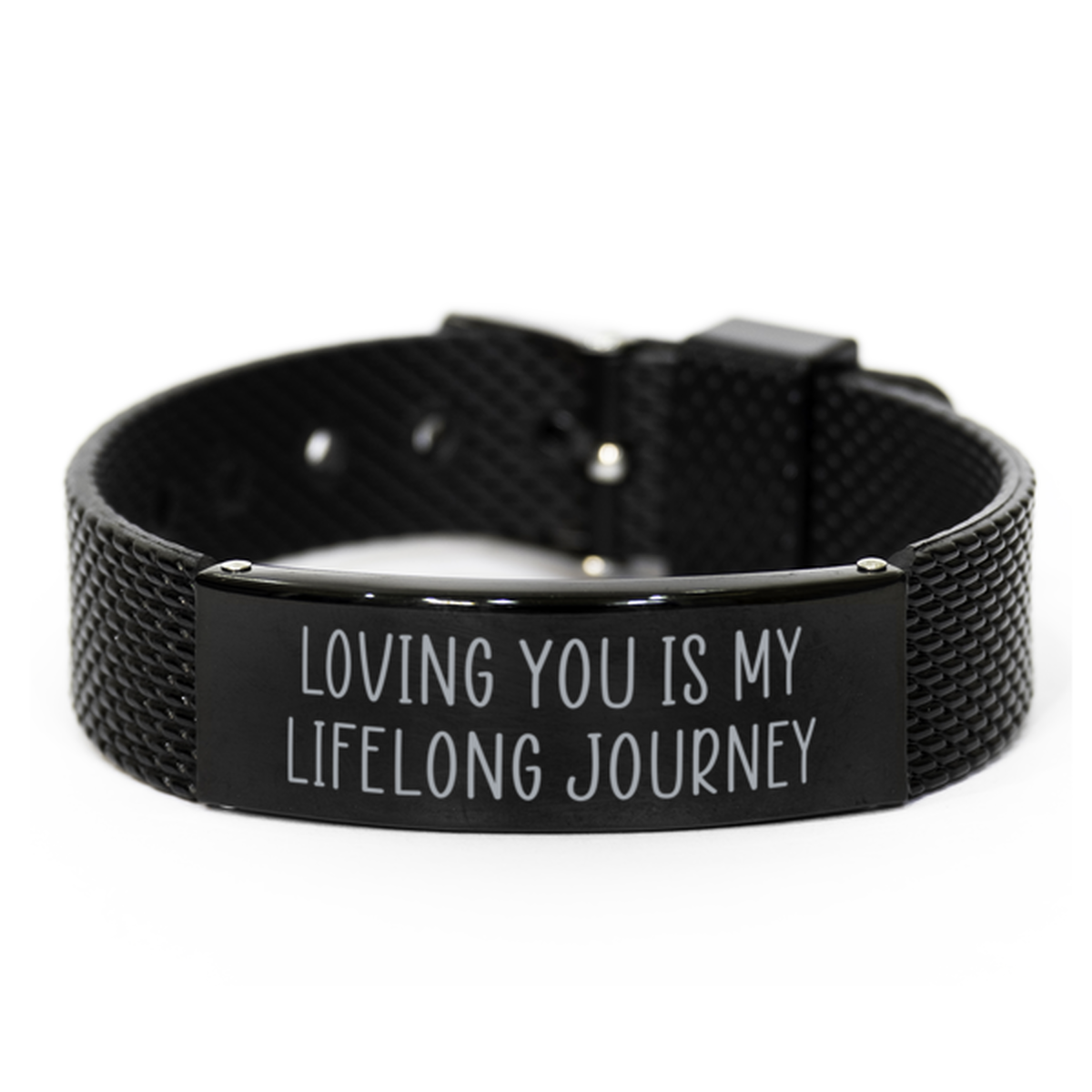 Loving You is My Lifelong Journey Bracelet for Husband on Anniversary From Wife Christmas Birthday Jewelry for Boyfriend Him