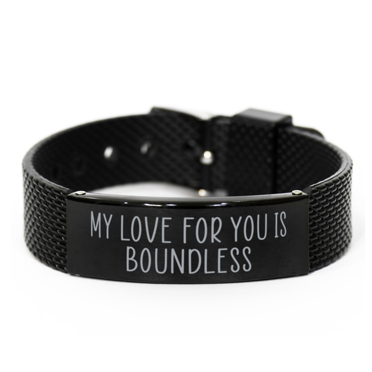 My Love for You is Boundless Bracelet for Husband on Anniversary From Wife Christmas Birthday Jewelry for Boyfriend Him