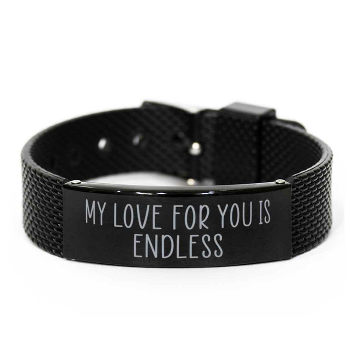 Christmas Gift for Him My Love for You is Endless Bracelet for Husband From Wife Christmas Birthday Jewelry for Boyfriend Soulmate
