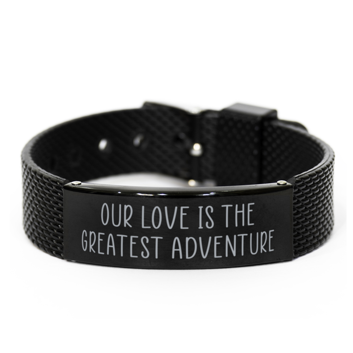 Our Love is the Greatest Adventure Bracelet for Husband on Anniversary From Wife Christmas Birthday Jewelry for Boyfriend Him