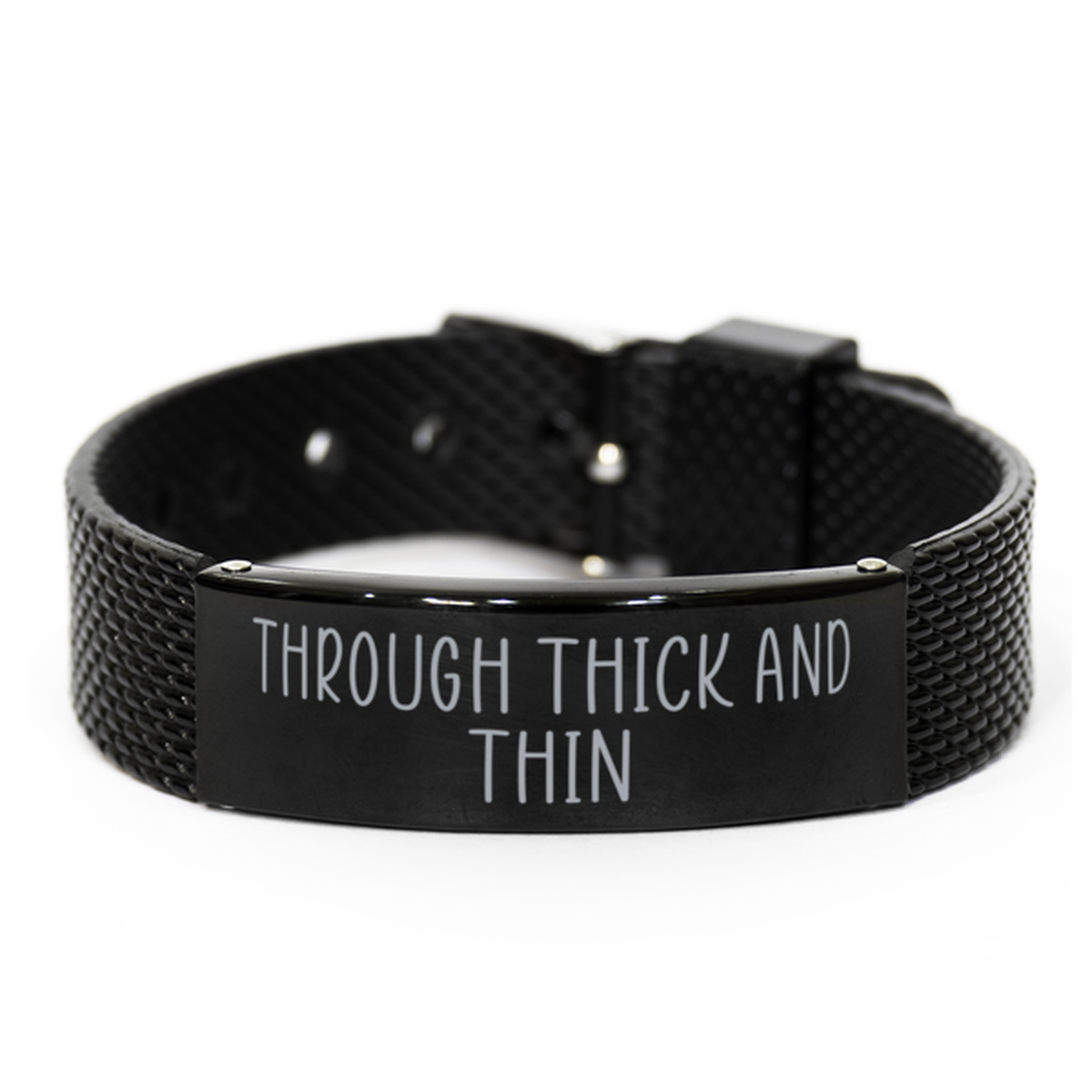 Through Thick and Thin Bracelet for Husband on Anniversary From Wife Christmas Birthday Jewelry for Boyfriend Him