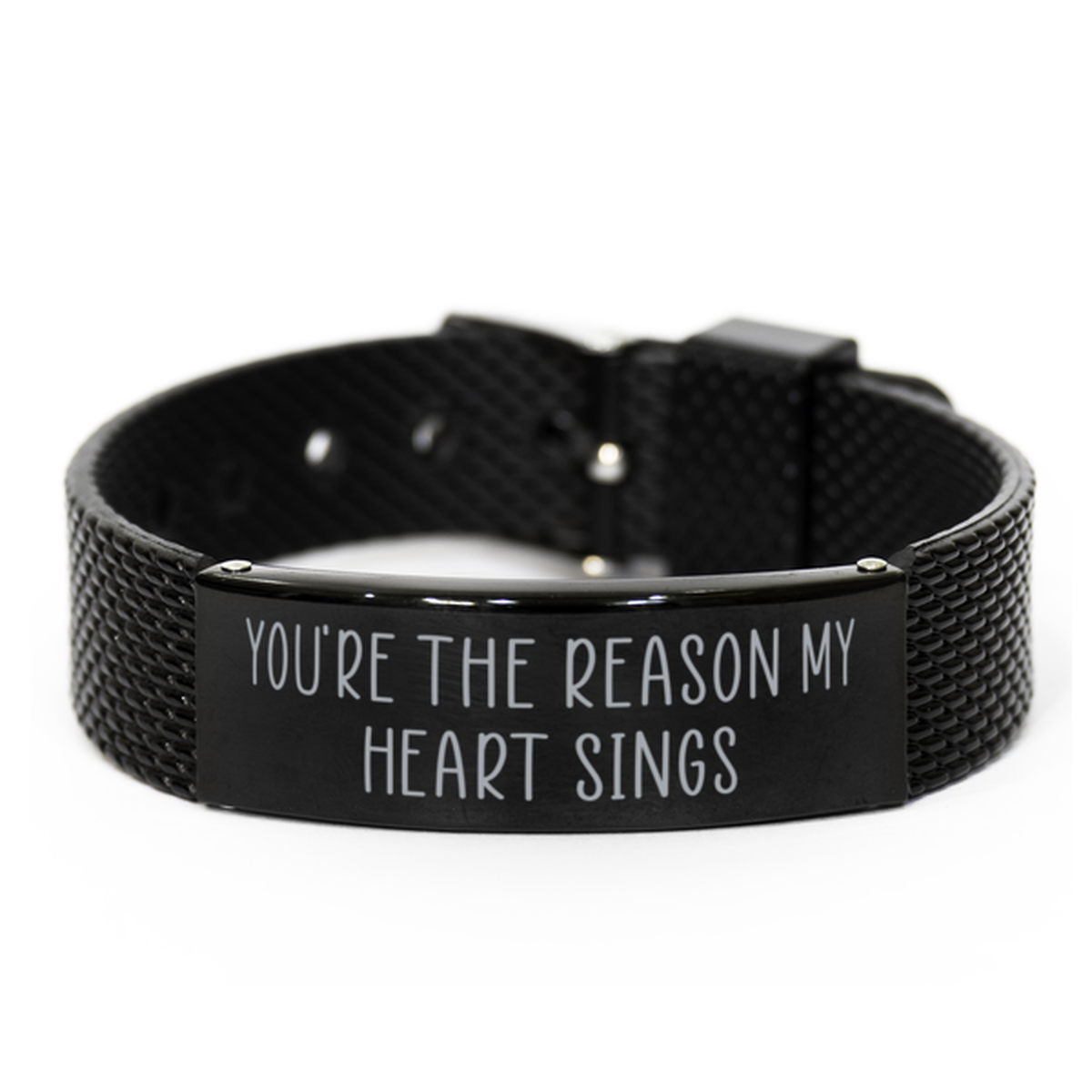 Youre the Reason My Heart Sings Bracelet for Husband on Anniversary From Wife Christmas Birthday Jewelry for Boyfriend Him