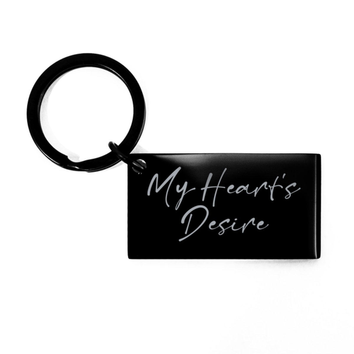 My Hearts Desire Keychain for Husband Wife Anniversary for Him Valentines Day for Her Love Mantra