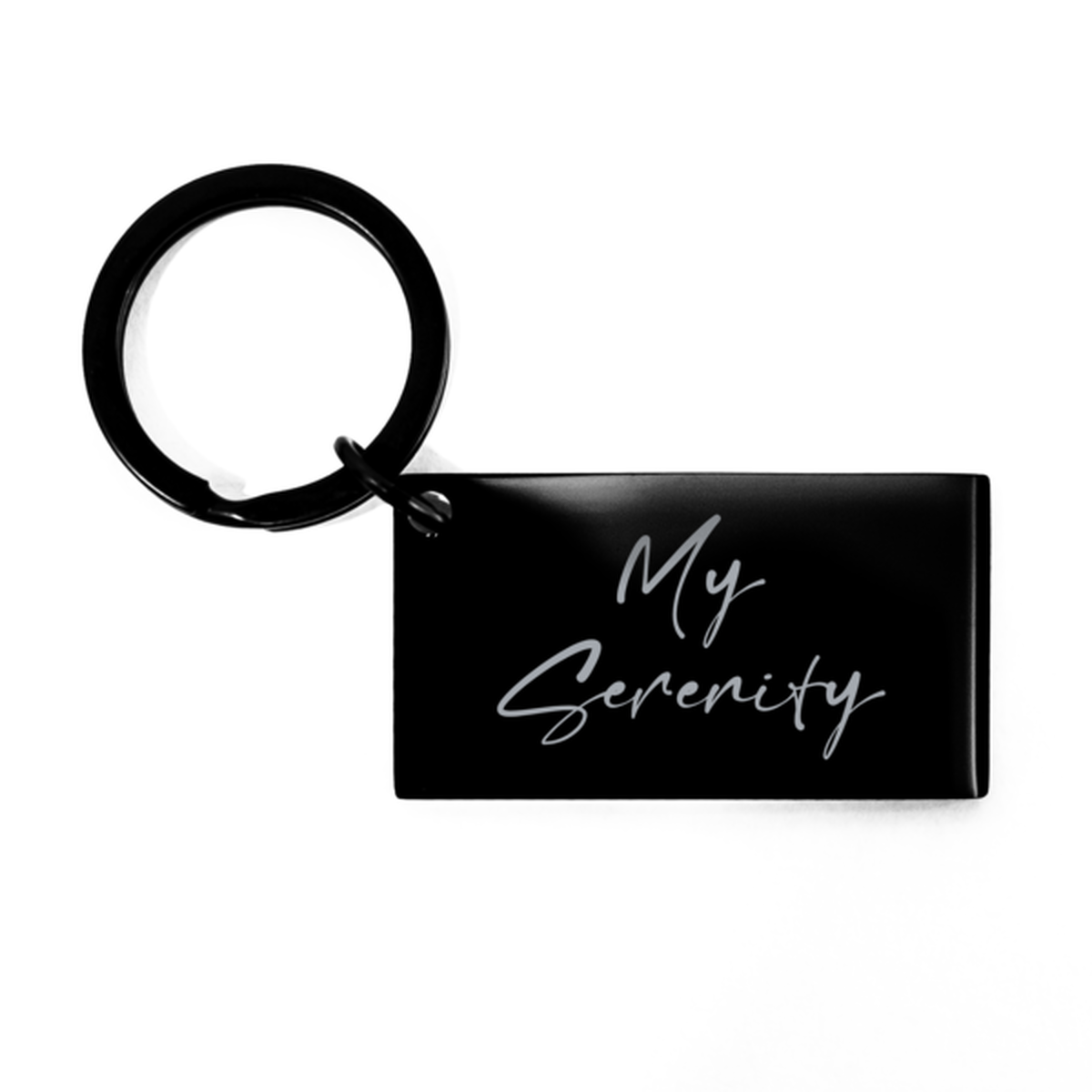 My Serenity Keychain for Husband Wife Anniversary for Him Valentines Day for Her Love Mantra
