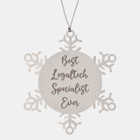 Load image into Gallery viewer, Best Legaltech Specialist Ever Ornament Christmas Gift for Him Her Snowflake Ornament
