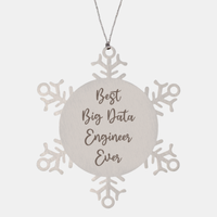 Load image into Gallery viewer, Best Big Data Engineer Ever Ornament Christmas Gift for Him Her Snowflake Ornament
