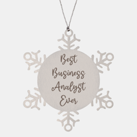 Load image into Gallery viewer, Best Business Analyst Ever Ornament Christmas Gift for Him Her Snowflake Ornament
