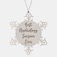 Load image into Gallery viewer, Best Nephrology Surgeon Ever Ornament Christmas Gift for Him Her Snowflake Ornament
