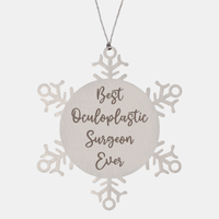 Load image into Gallery viewer, Best Oculoplastic Surgeon Ever Ornament Christmas Gift for Him Her Snowflake Ornament
