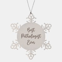 Load image into Gallery viewer, Best Pathologist Ever Ornament Christmas Gift for Him Her Snowflake Ornament
