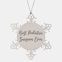 Load image into Gallery viewer, Best Pediatric Surgeon Ever Ornament Christmas Gift for Him Her Snowflake Ornament
