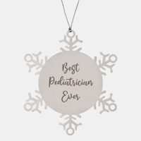 Load image into Gallery viewer, Best Pediatrician Ever Ornament Christmas Gift for Him Her Snowflake Ornament
