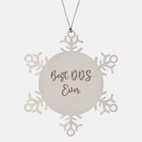Load image into Gallery viewer, Best DDS Ever Ornament Christmas Gift for Him Her Snowflake Ornament
