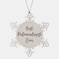 Load image into Gallery viewer, Best Pulmonologist Ever Ornament Christmas Gift for Him Her Snowflake Ornament
