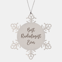 Load image into Gallery viewer, Best Radiologist Ever Ornament Christmas Gift for Him Her Snowflake Ornament
