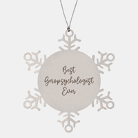Load image into Gallery viewer, Best Geropsychologist Ever Ornament Christmas Gift for Him Her Snowflake Ornament
