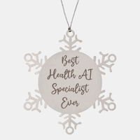 Load image into Gallery viewer, Best Health AI Specialist Ever Ornament Christmas Gift for Him Her Snowflake Ornament

