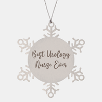Load image into Gallery viewer, Best Urology Nurse Ever Ornament Christmas Gift for Him Her Snowflake Ornament
