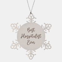 Load image into Gallery viewer, Best Hospitalist Ever Ornament Christmas Gift for Him Her Snowflake Ornament
