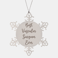 Load image into Gallery viewer, Best Vascular Surgeon Ever Ornament Christmas Gift for Him Her Snowflake Ornament
